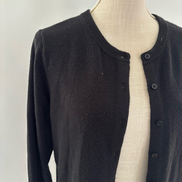 Croft & Barrow Black Cardigan Sweater - Picture 4 of 7